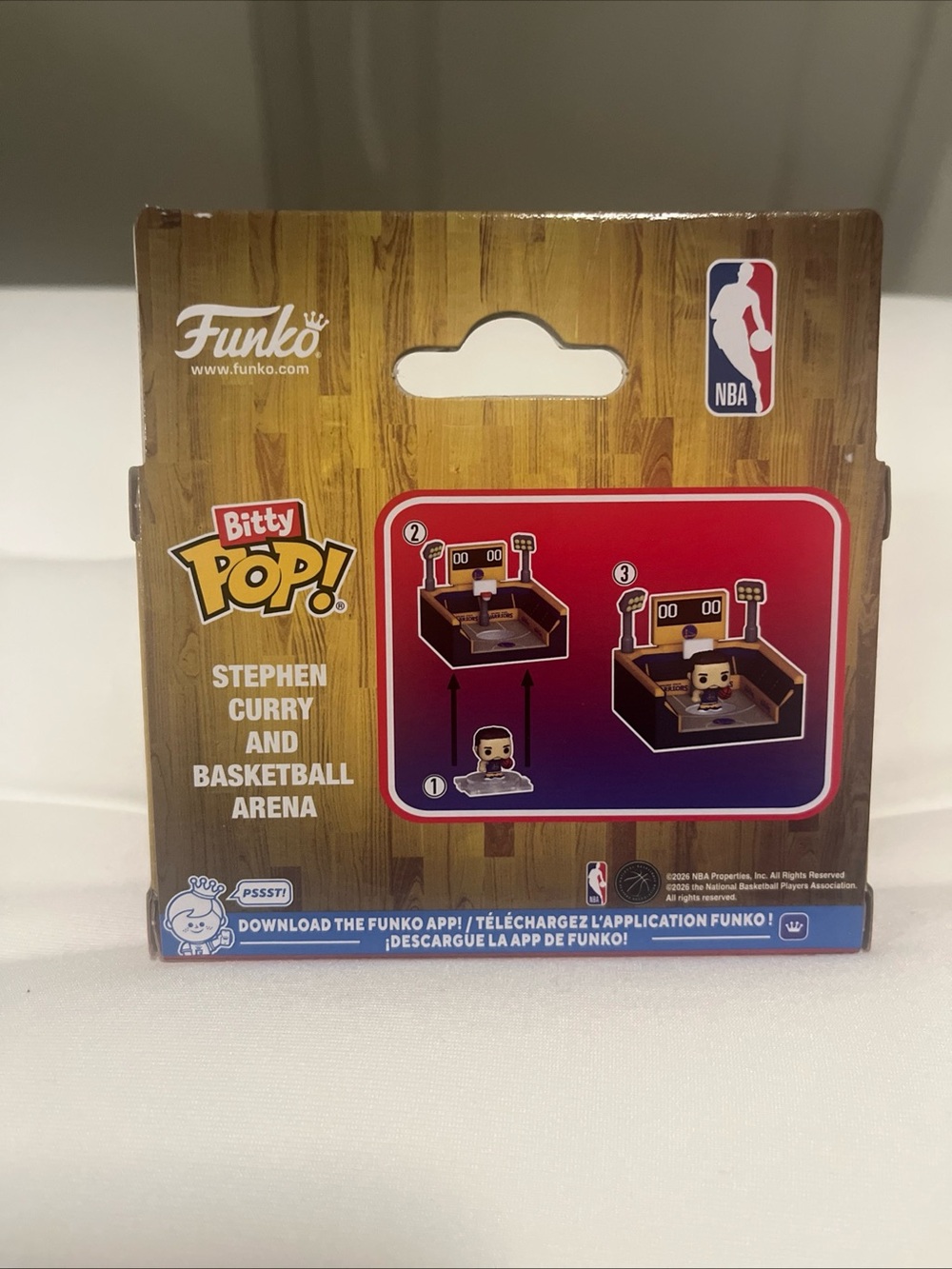 Funko Bitty Pop! NBA Stephen Curry Golden State Warriors Arena Brand New - Picture 4 of 4